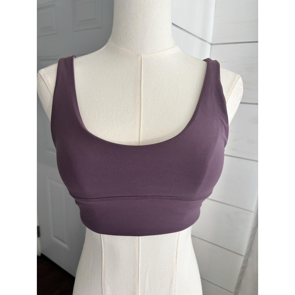 Lululemon‎ Align Sports Bra Womens 6 Purple Gray Reversible Yoga Activewear